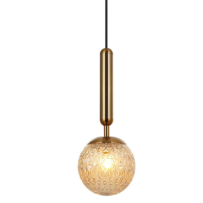 Подвесной светильник Perforated Glass Bubbles brown