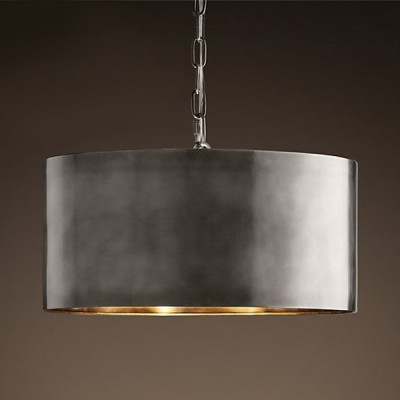 Подвесной светильник Antiqued Metal Drum Pendant lamp