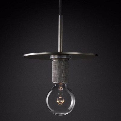 Подвесной светильник Utilitaire Disk Shade Pendant Black