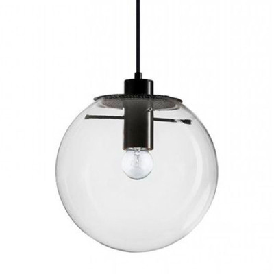 Подвесной светильник Selene Glass Ball Ceiling Lights Black  40 cm