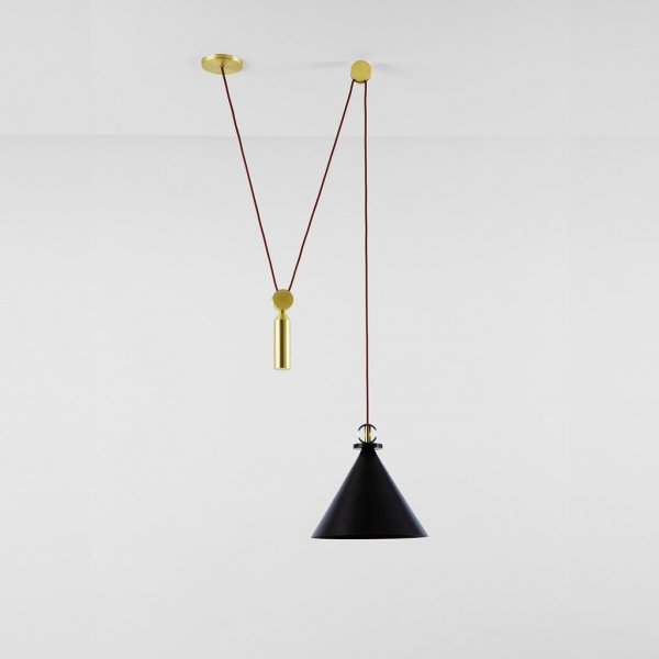 Подвесной светильник Shape up Pendant Cone Black