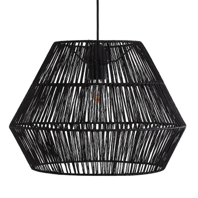 Подвесной светильник Signe Wicker Hemp Black