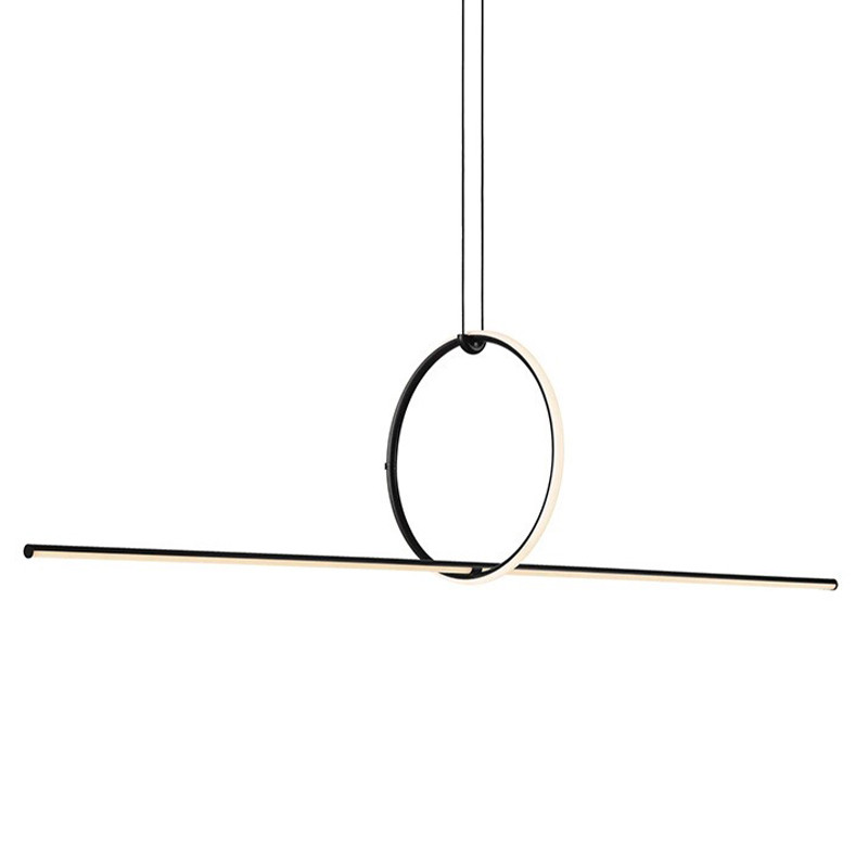 Подвесной светильник Sircle Line Black Led Lamp