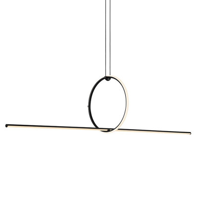 Подвесной светильник Sircle Line Black Led Lamp