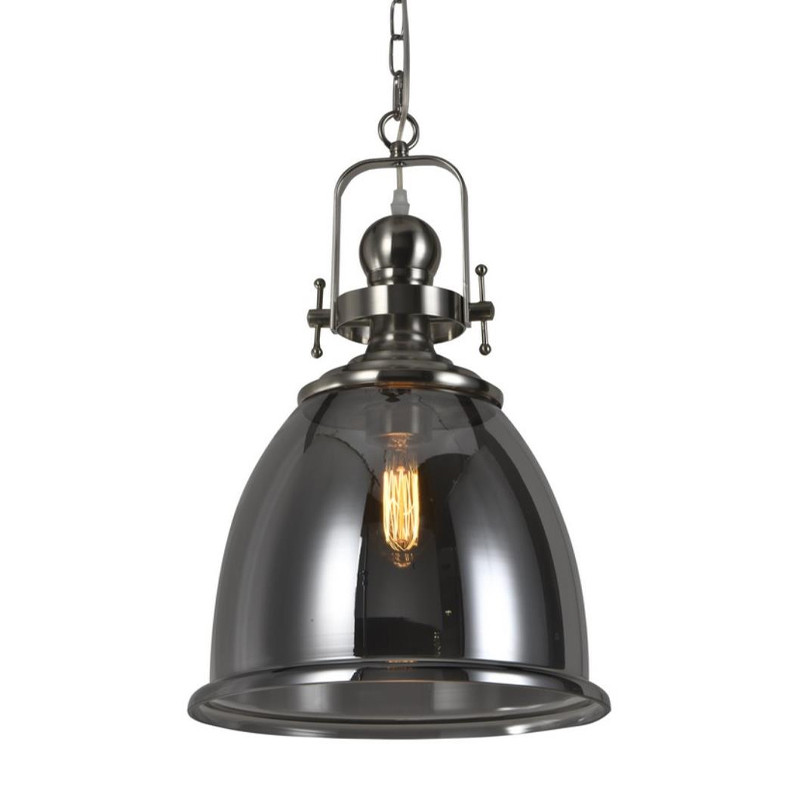 Подвесной светильник Smoke Glass Никель