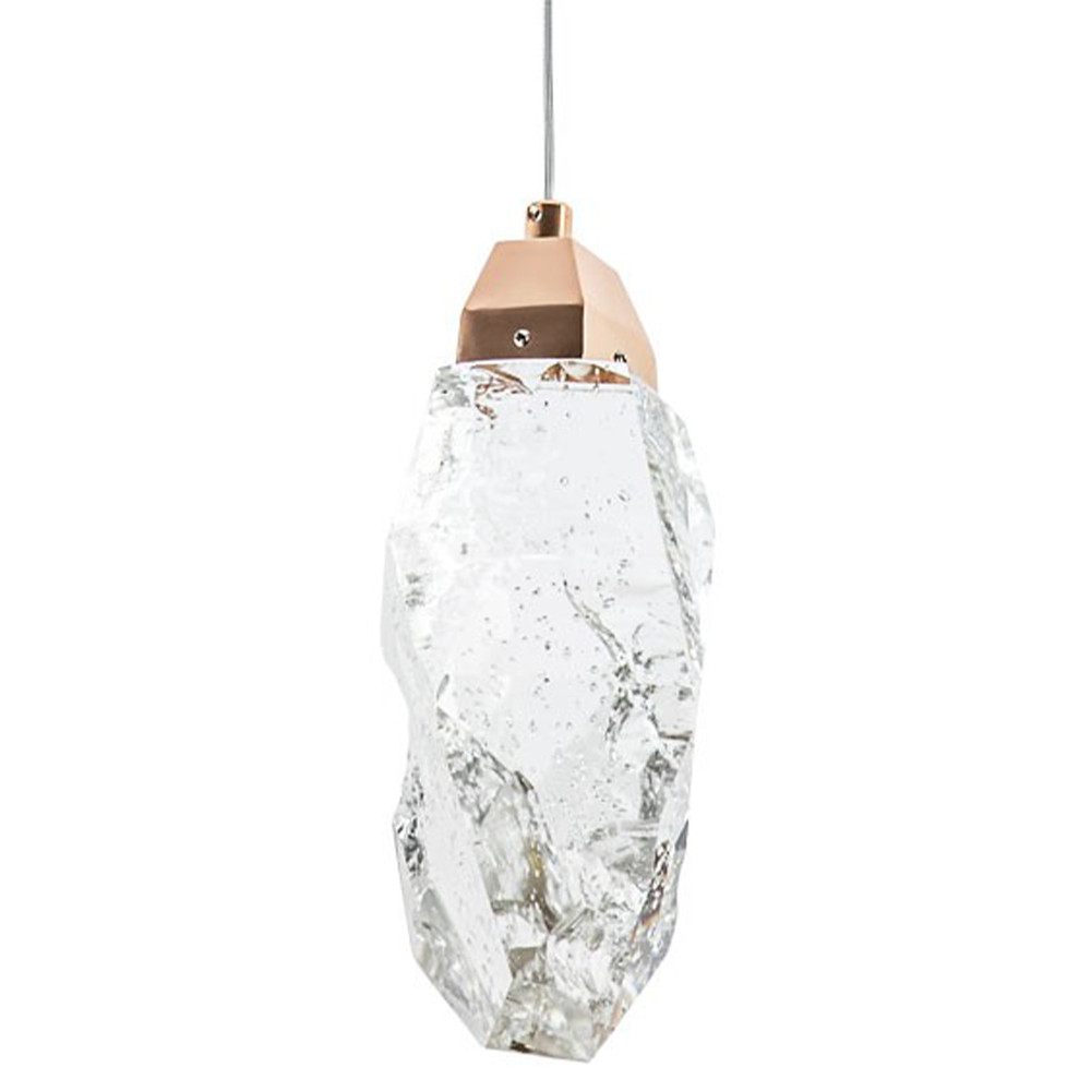 Подвесной светильник Soar Hanging Lamp Gold Transparent Прозрачный