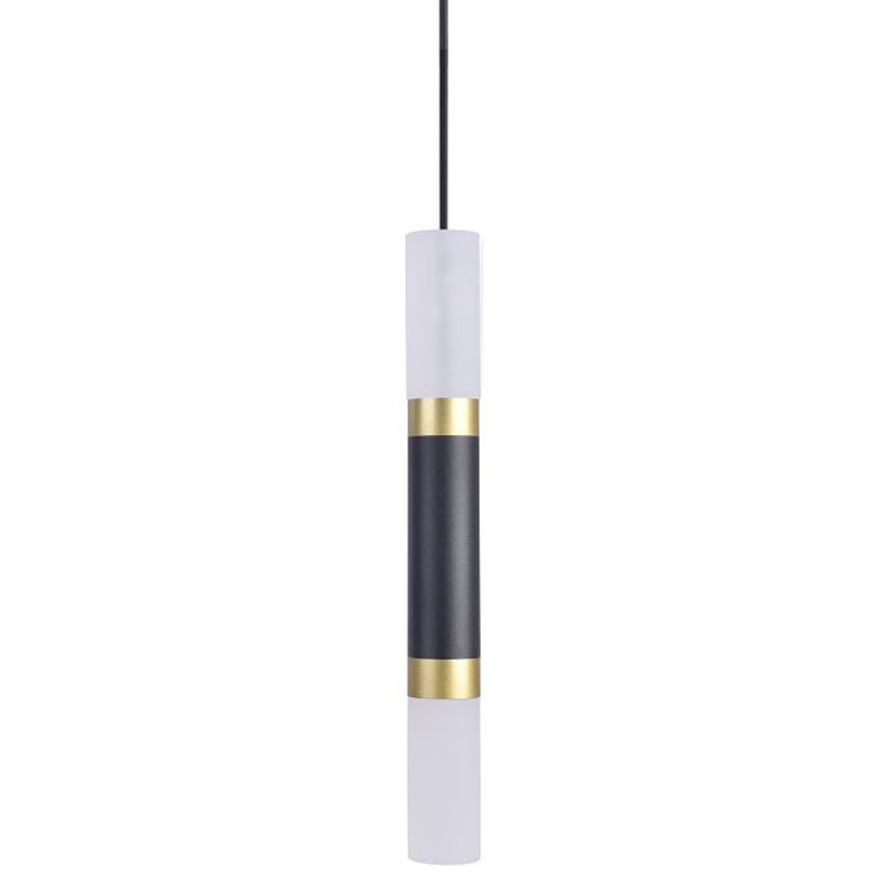 Подвесной светильник Useful Light Черный каркас с золотой вставкой