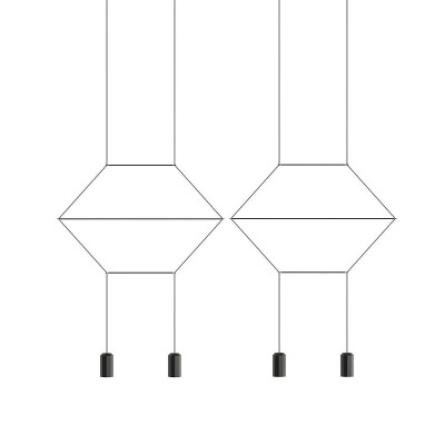 Подвесной светильник Vibia Wireflow Lineal Pendant Light 4