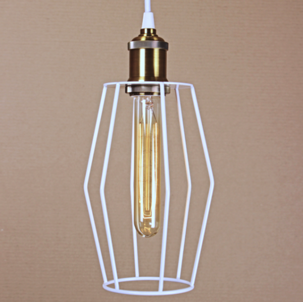 Подвесной светильник Wire Cage Pendant Spauk White