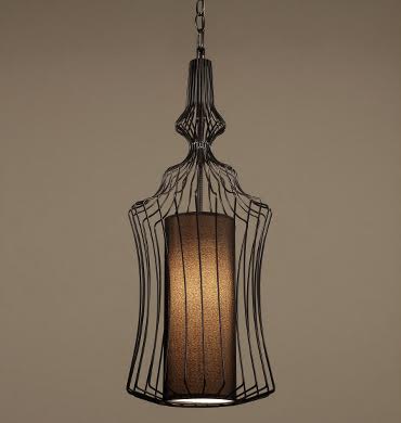 Подвесной светильник Wire Dream Pendant 4 Черный