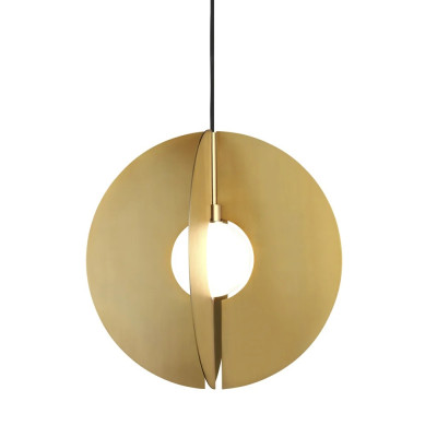 Подвесной светильник в форме золотых дисков Minimalist Lighting Fixture