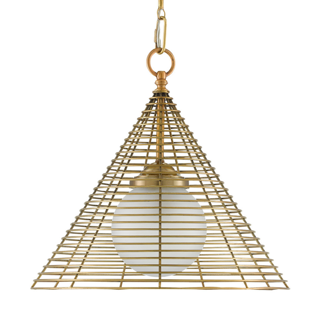 Подвесной светильник в форме конуса с фактурным абажуром Flawless Form