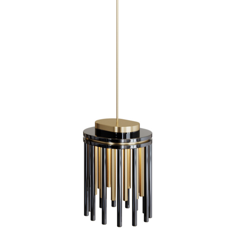 Подвесной светильник из латуни Coliseum Black