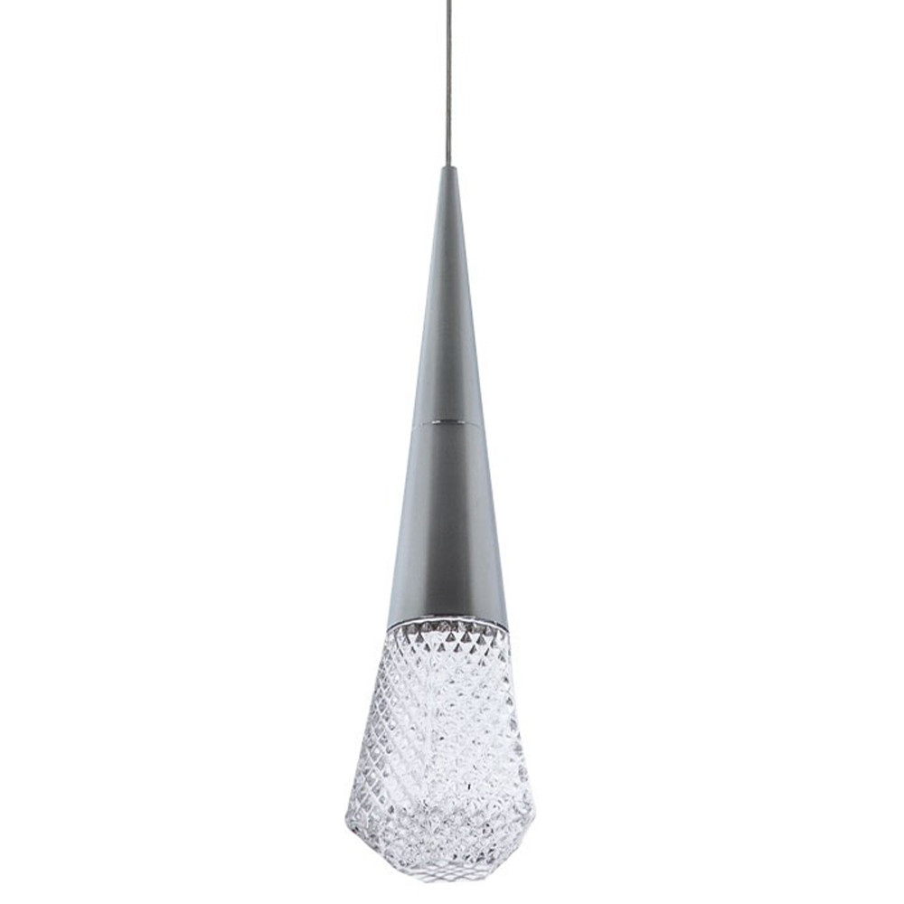Подвесной светильник капля Acrylic Droplet Chrome Hanging Lamp