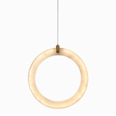 Подвесной светильник Кольцо из натурального мрамора Marble Ring