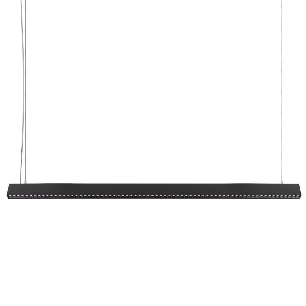 Подвесной светильник линейный металлический 120 см Louver Line Pendant