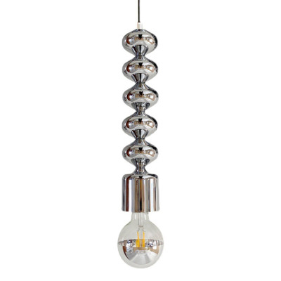 Подвесной светильник металлический хром Spherical Beads Chrome