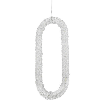 Подвесной светильник овальной формы Gilbertine Oval Crystal Hanging Lamp
