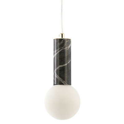 Подвесной светильник с декором под черный мрамор Shaw Marble
