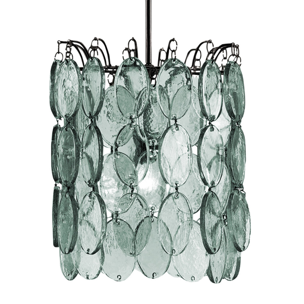 Подвесной светильник с каскадом из декоративных элементов Glass Pendant