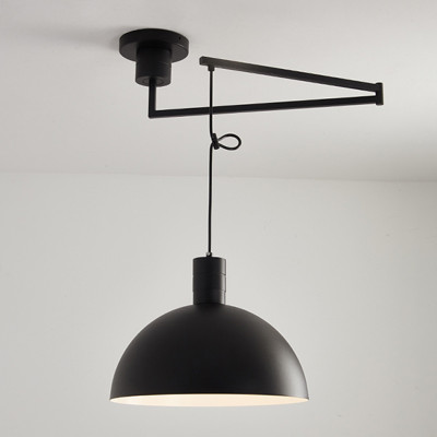 Подвесной светильник с настраиваемой высотой Deysi Dome Black