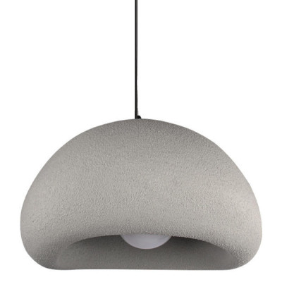 Подвесной светильник с округлым абажуром из стеклопластика с шероховатой текстурой Диаметр 40 см Sergey Makhno