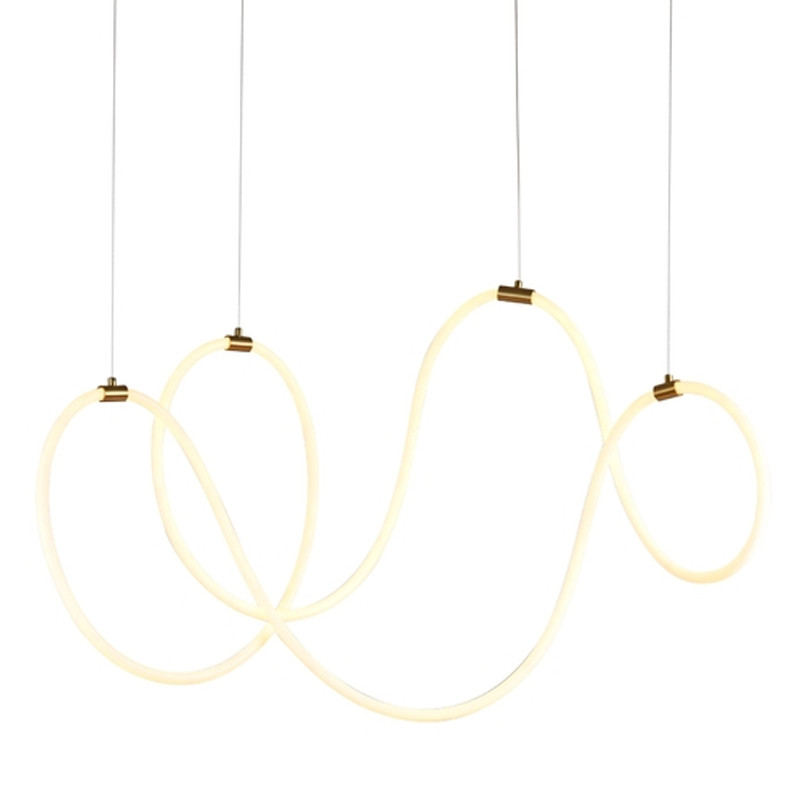 Подвесной светильник с плавными светодиодными линиями Luke Lampco Tracer Lamp