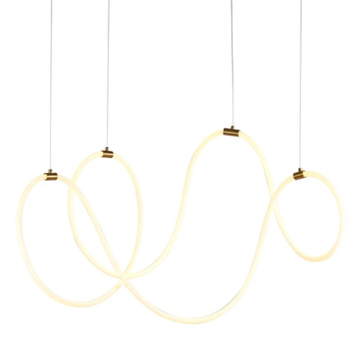 Подвесной светильник с плавными светодиодными линиями Luke Lampco Tracer Lamp