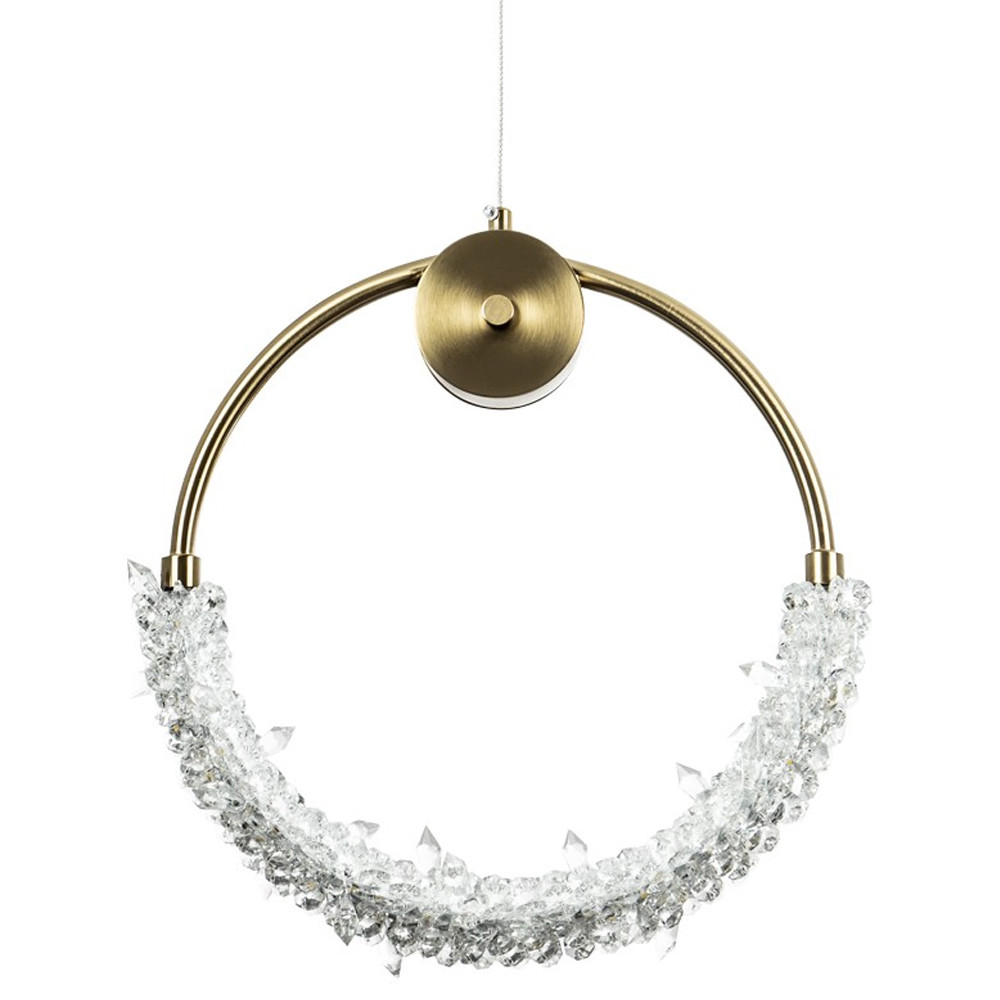Подвесной светильник с плафоном в виде кольца Gilbertine Ring Hanging Lamp