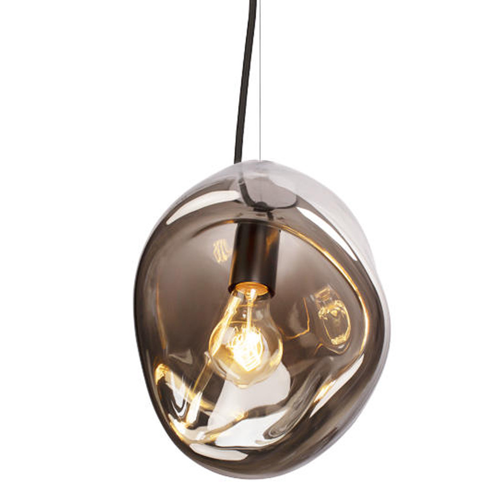 Подвесной светильник с прозрачным асимметричным плафоном из стекла Ethereal Drop