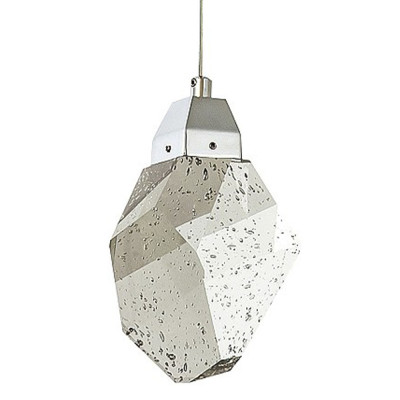 Подвесной светильник с хрустальным плафоном хром Esme Crystal Chrome Hanging Lamp