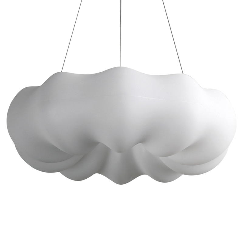 Подвесной светильник светодиодный из стали с пультом Cloudy Light White