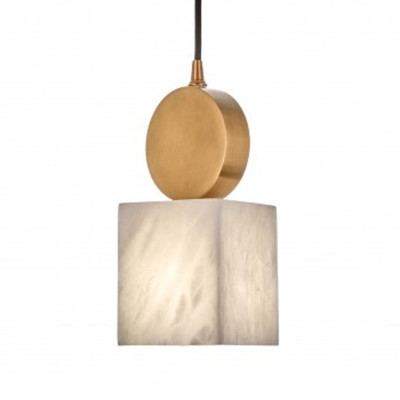 Подвесной светильник светодиодный с квадратным плафоном Stone Helios