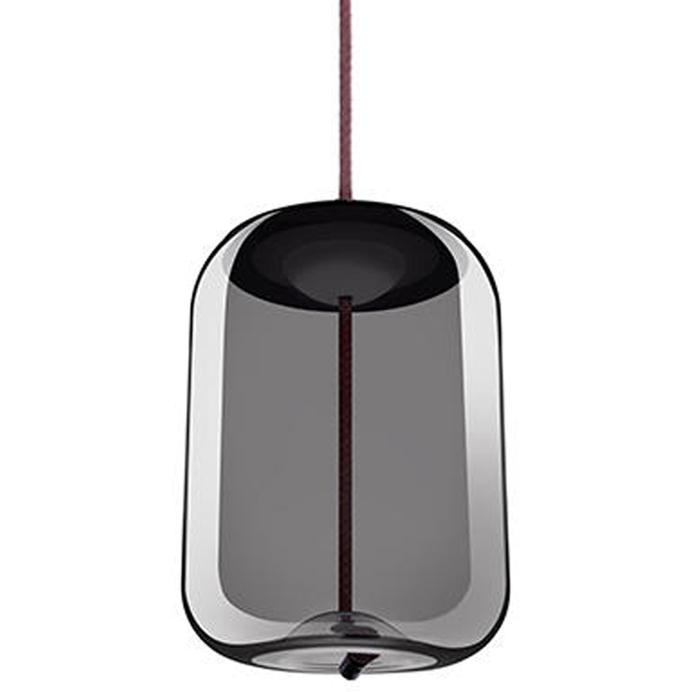 Подвесной светильник светодиодный со стеклянными плафоном в форме цилиндра Brokis KNOT Small