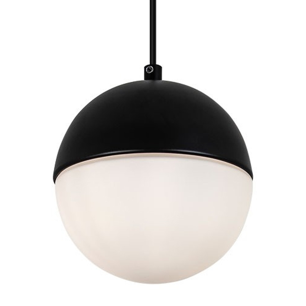 Подвесной светильник шар Ponzio Flos Black Sphere Hanging Lamp