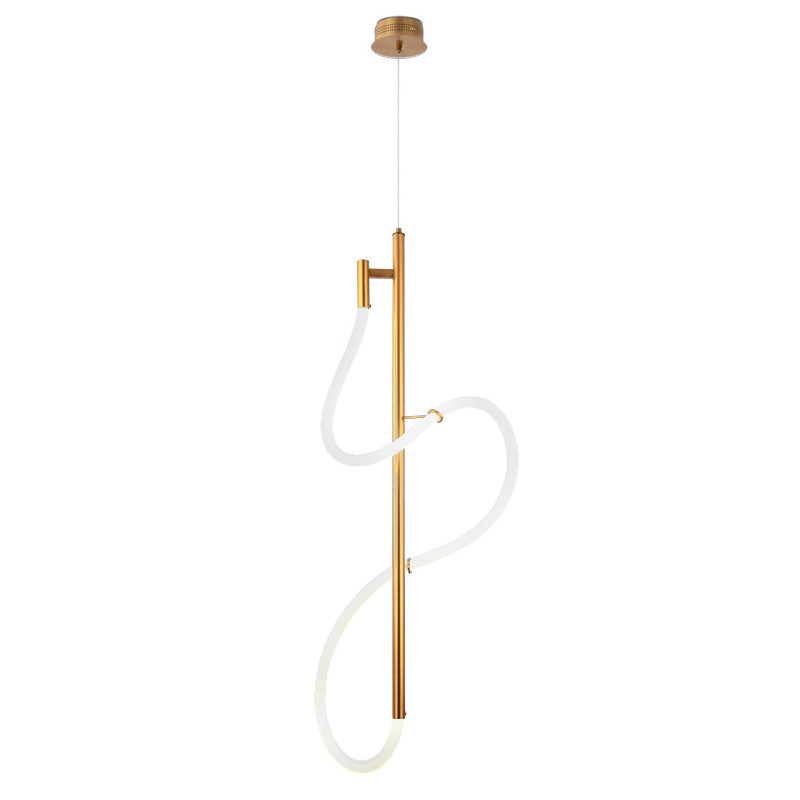 Подвесной светодиодный светильник Knot Lihgt Латунь