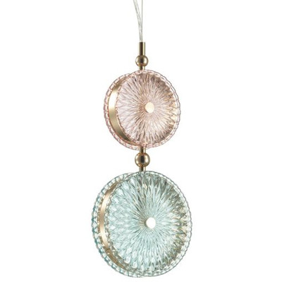 Подвесной светодиодный светильник Peony Pink&Blue