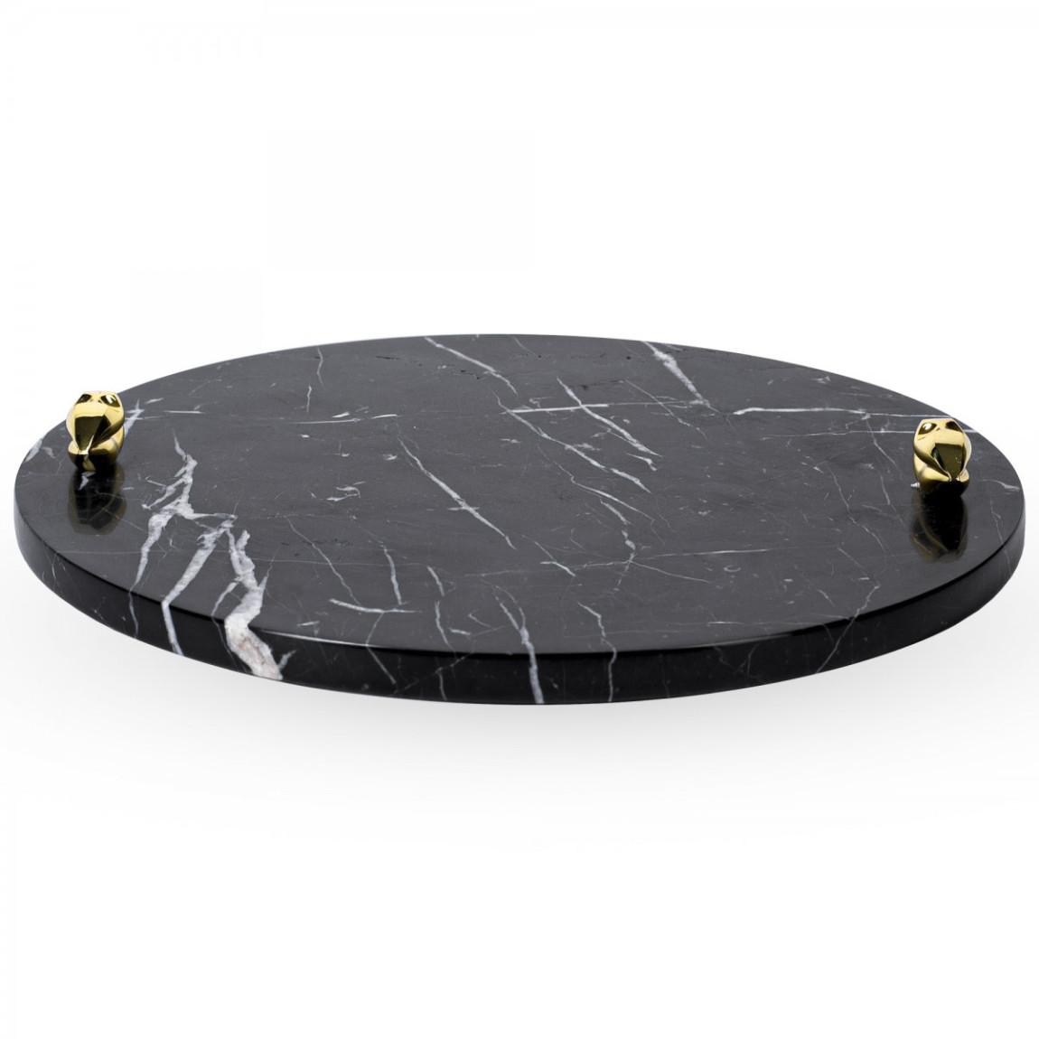 Поднос ACOLYTE ENTERTAINING PLATTER MARBLE & BRONZE