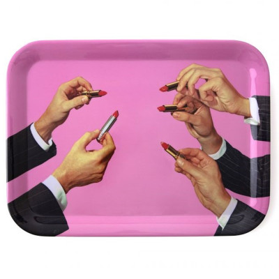 Поднос Seletti Lipsticks Pink