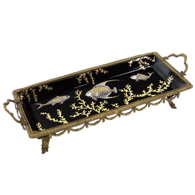 Поднос Tray Gold Algae Fish