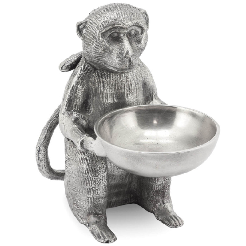 Подсвечник CANDLEHOLDER MONKEY ALLU Silver