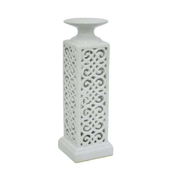 Подсвечник White Branching Pattern Big