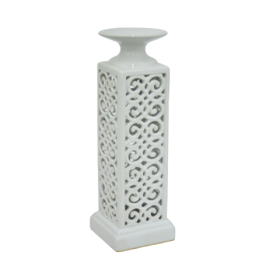 Подсвечник White Branching Pattern Big