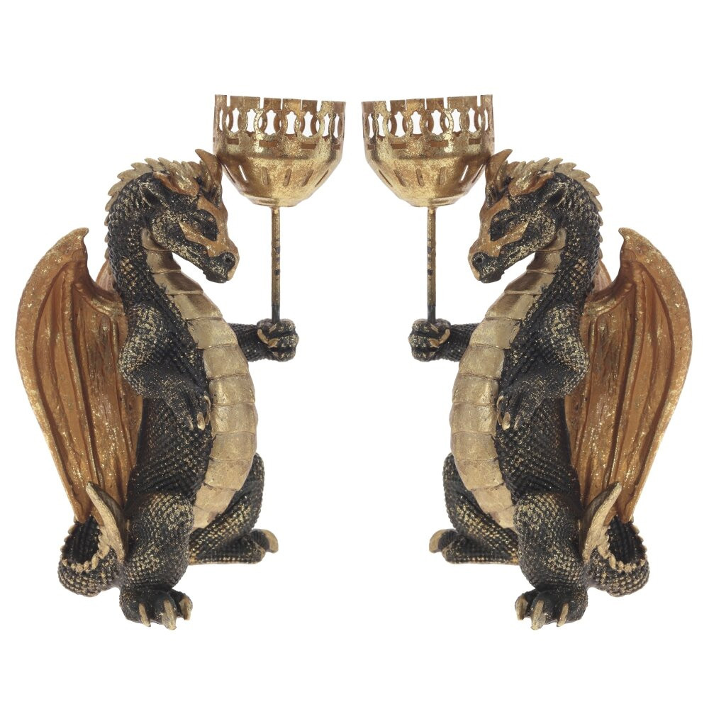 Подсвечник в виде дракона Dragon candlestick L or R
