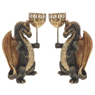 Подсвечник в виде дракона Dragon candlestick L or R