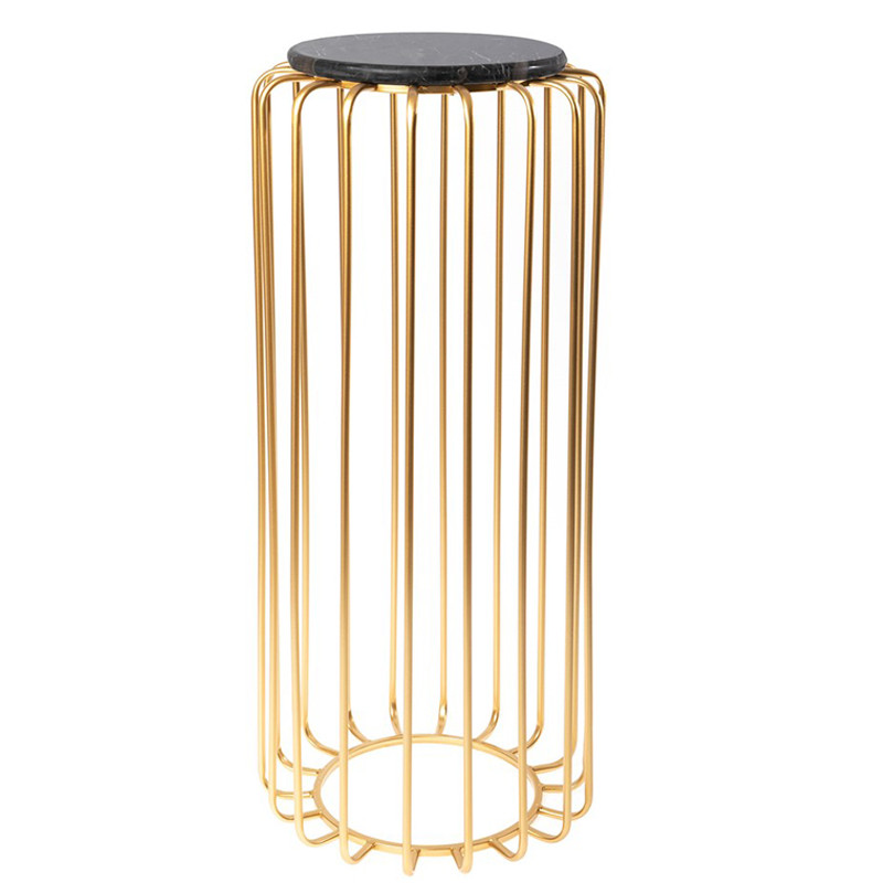 Подставка Golden hour чёрный мрамор