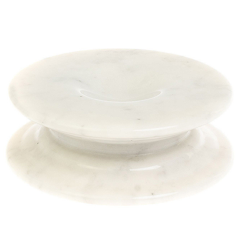 Подставка под шар из натурального камня Мрамор Белый Natural Stone Sphere Stands