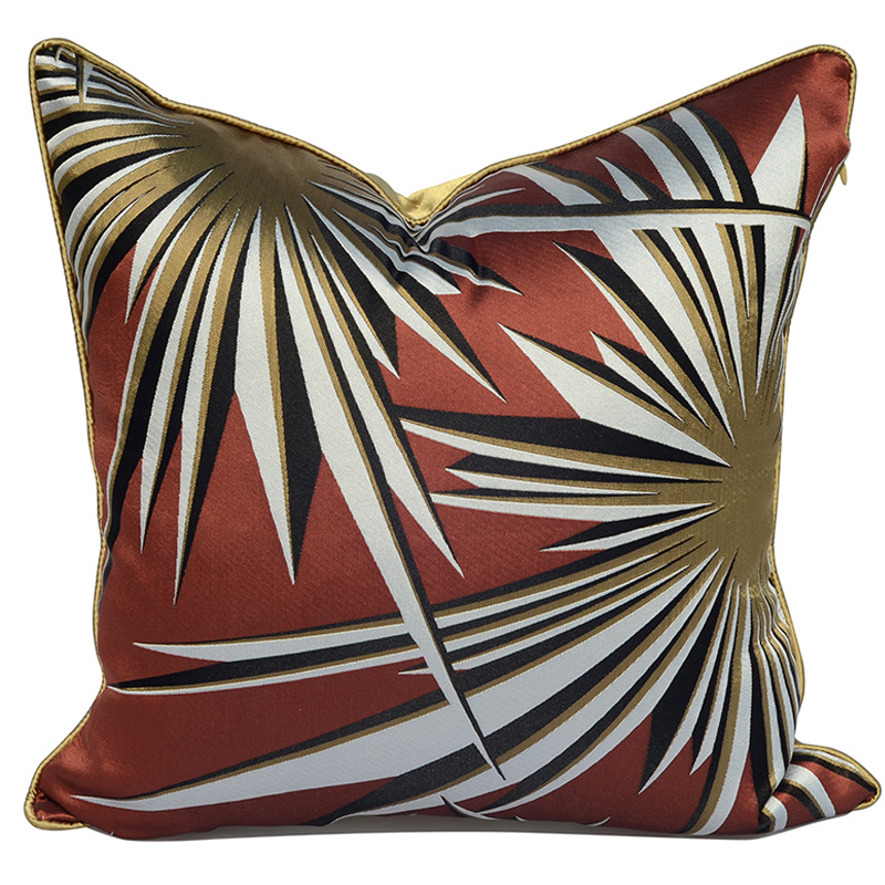 Подушка GOLDEN SUNBURST Jim Thompson Красный