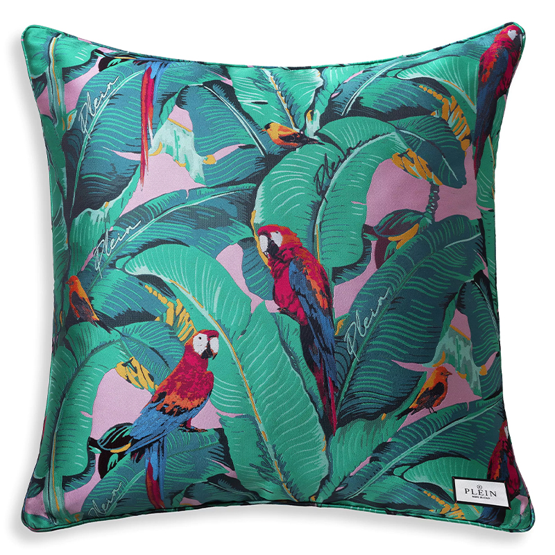 Подушка Philipp Plein Cushion Parrot 70 x 70
