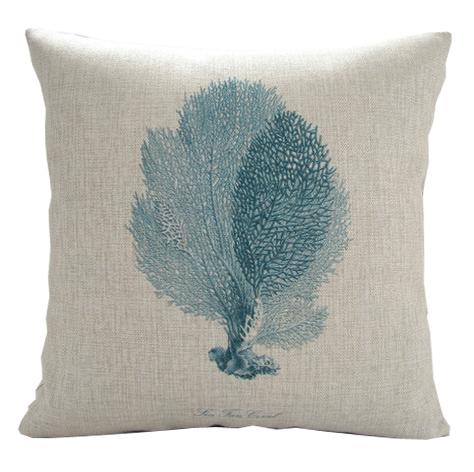 Подушка Голубой коралл